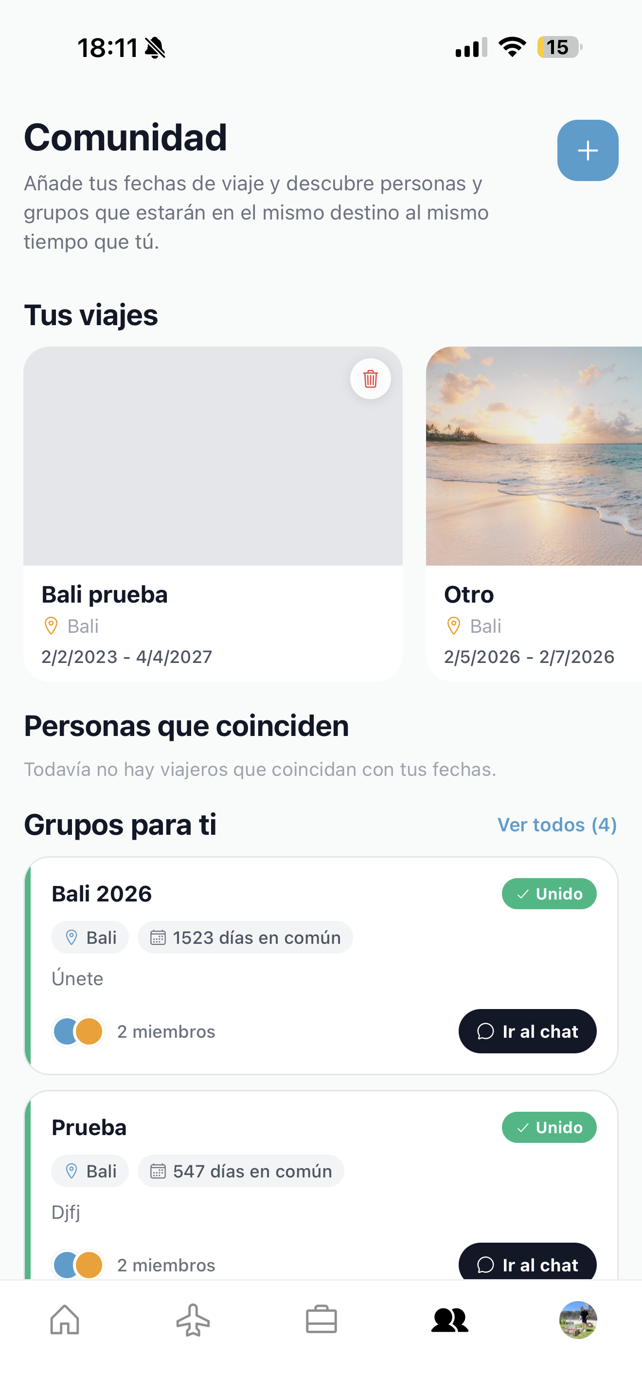 Comunidad de viajeros en WYRA